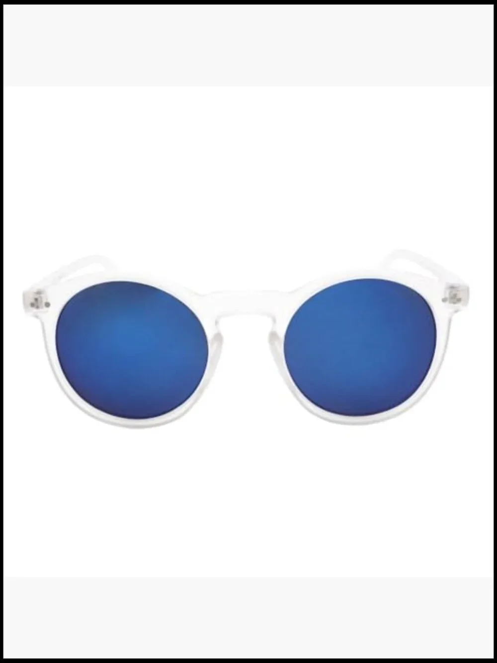 Retro Round Frame Sunglasses UV Protected Non-Polarized